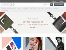 Tablet Screenshot of decodedshop.com